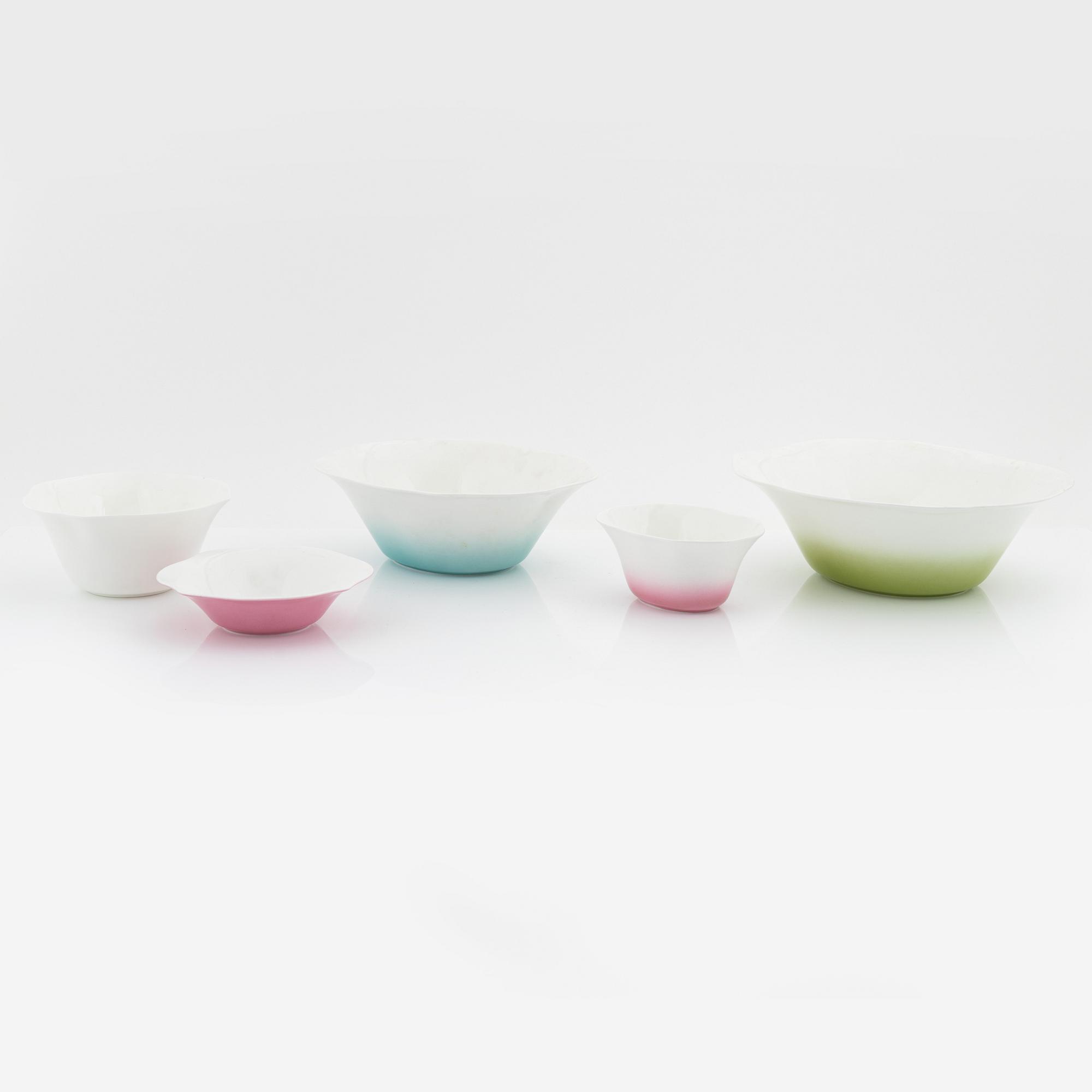 A 98 piece porcelain dinner service, 'Mira Colore', Villeroy & Boch.