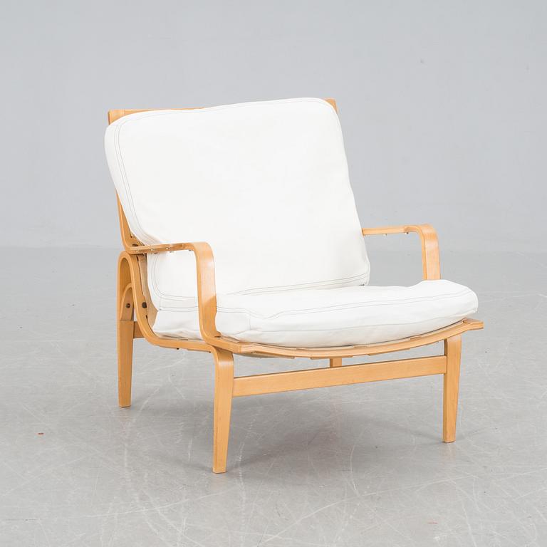 FÅTÖLJ,  "Ingrid", stämpelsignerad Bruno Mathsson, Dux.
