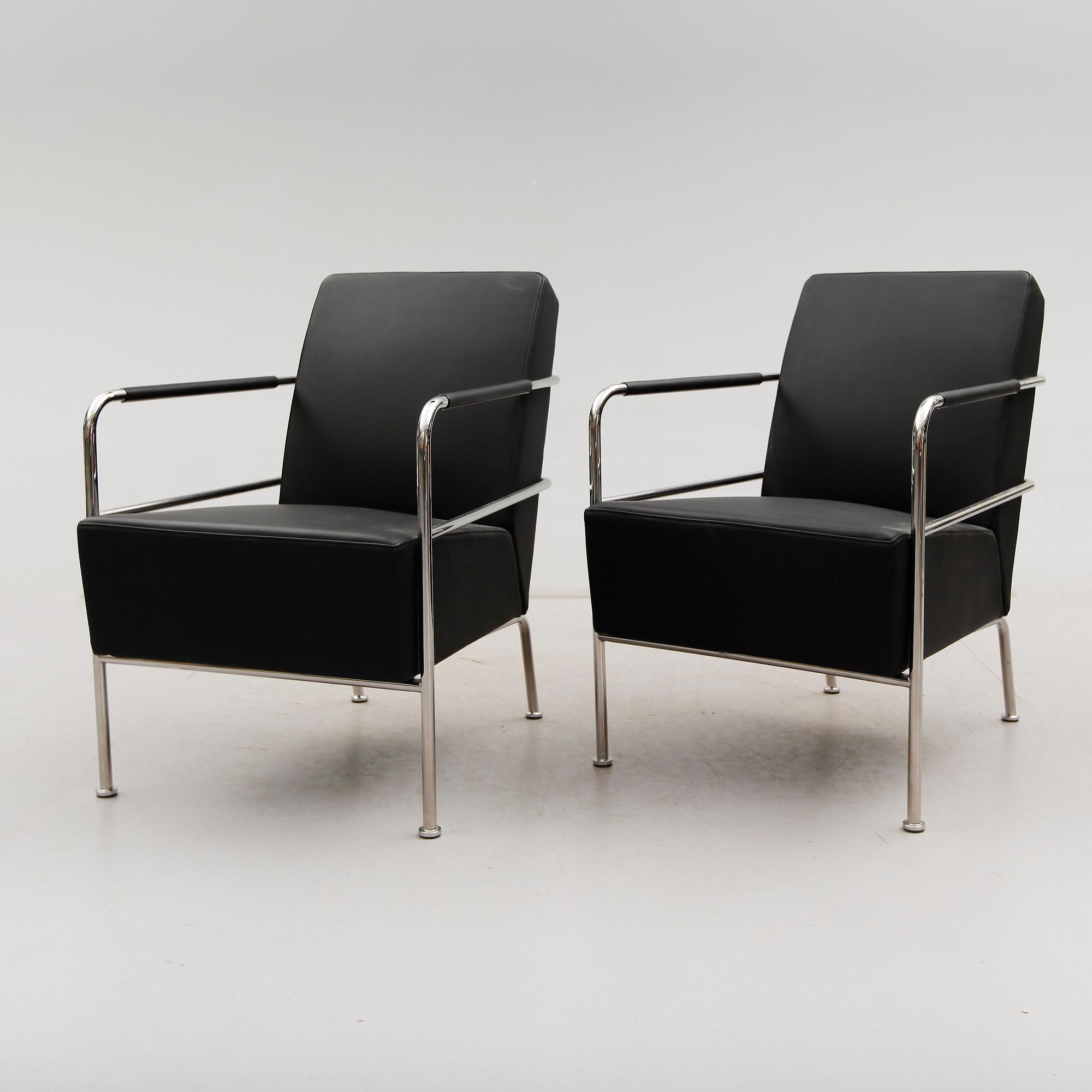 FÅTÖLJER, 1 par, "Cinema", Gunilla Allard, Lammhults.
