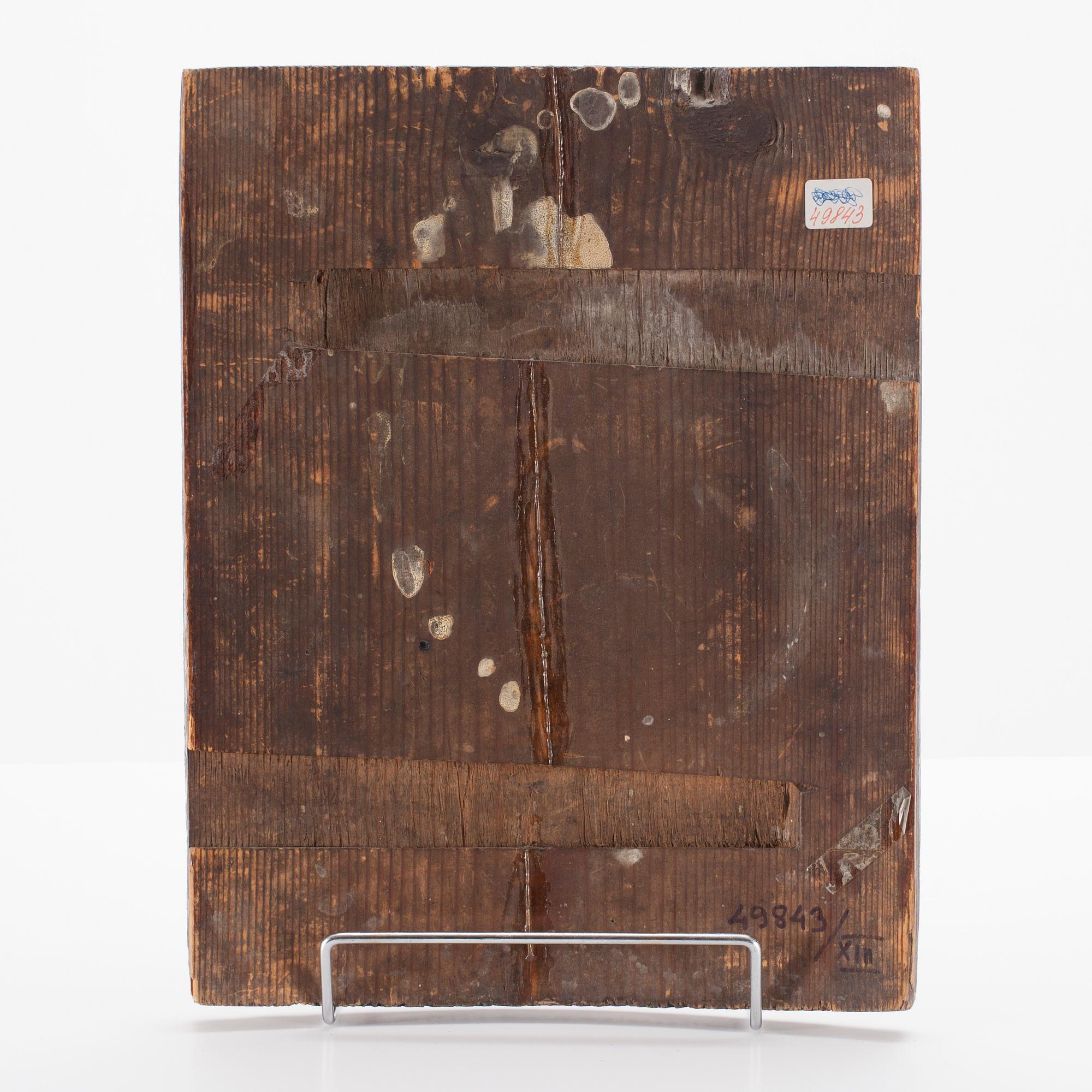 IKON, tempera på pannå, Ryssland 1800-tal.