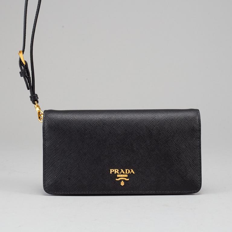 PRADA,
"Saffiano leather crossbody", väska.