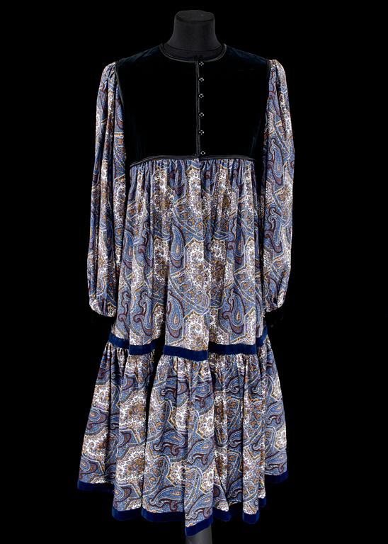 A dress from the russian collection by Yves Saint Laurent.