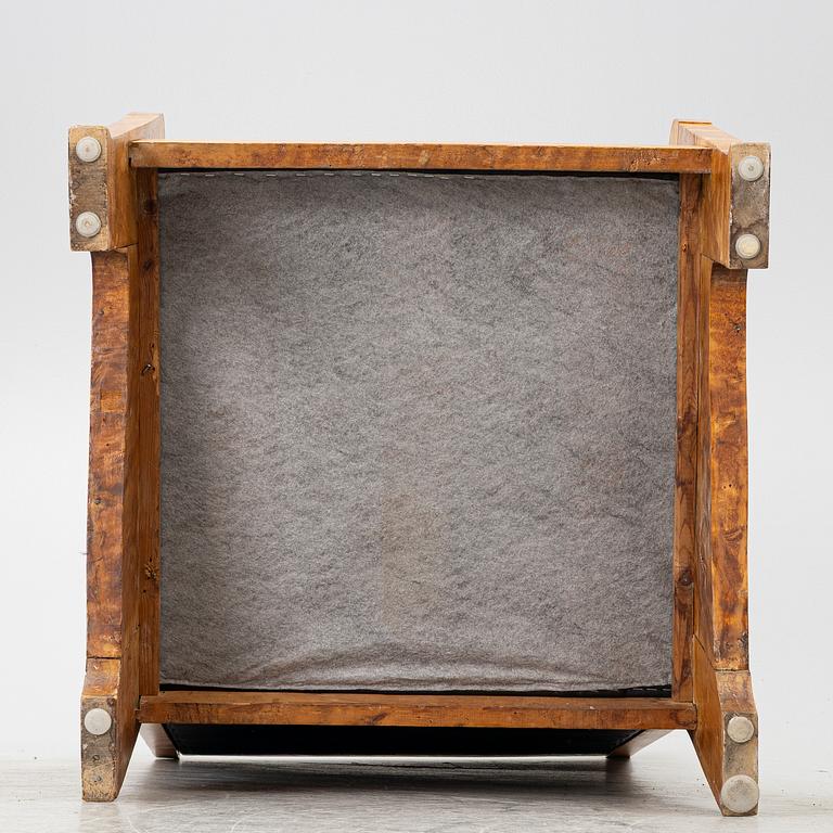 An Art Nouveau armchair, circa 1900, Northern Europe.