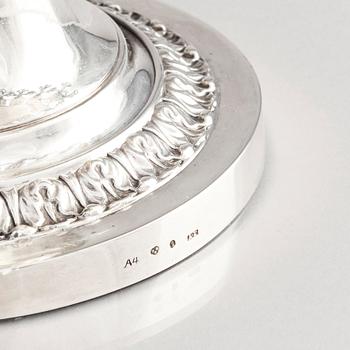 Adolf Zethelius, tazza, silver, Stockholm 1831.