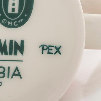 A porcelain Moomin 80 anniversary mug, 'Home', Moomin Characters, Arabia 2025, numbered 80.
