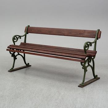 A garden sofa, first half of the 20th century.