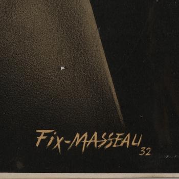 AFFISCH, Pierre Felix Masseau, efter, litografiskt tryck, Bedos, Paris, 1980-tal.