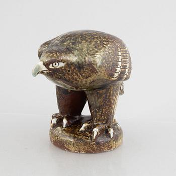 Lisa Larson, figurin, "Kungsörn", WWF i samarbete med Nordiska Kompaniet, Gustavsberg, 1975-87.