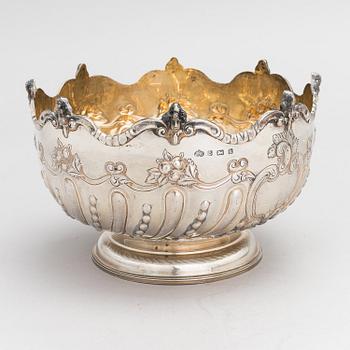 Malja, hopeaa, Elkington & Co, Birmingham 1909. Leimattu A. Tillander.