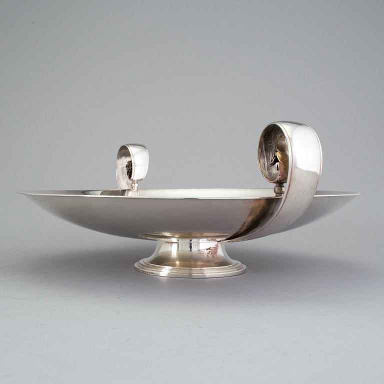 ATELIER BORGILA, skålfat, Stockholm 1930, silver 925/1000.