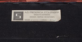 SOFFA. Börge Mogensen för Fredericia Stolefabrik, modellnummer 2433.