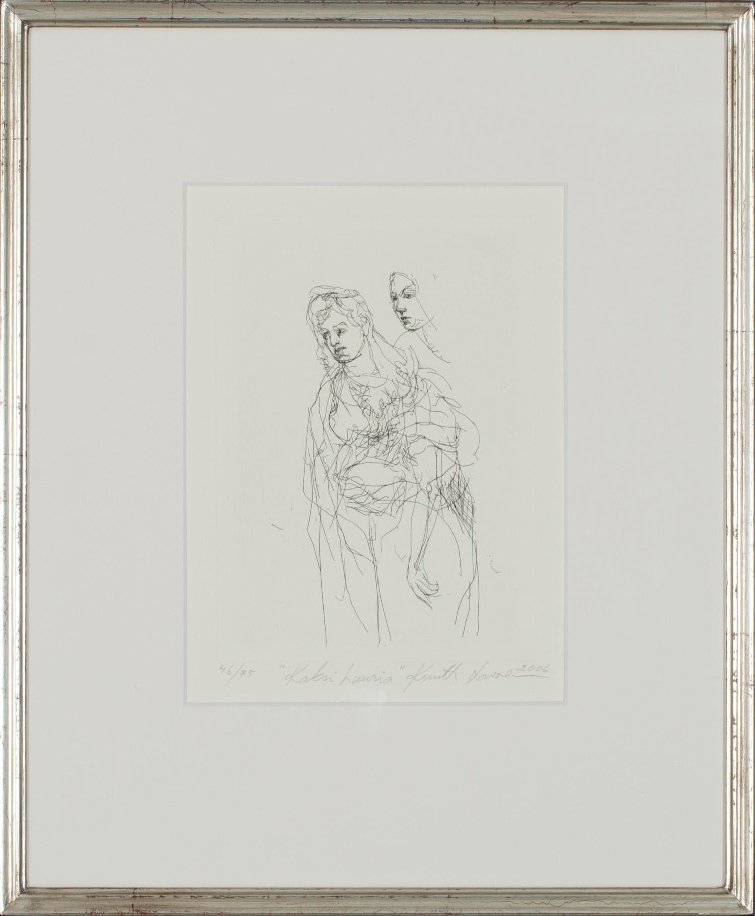 KUUTTI LAVONEN, tusch, sign. och dat. 2006.