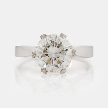 886. A brilliant cut diamond ring by Jarl Sandin Göteborg.