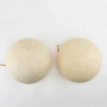 Louis Poulsen, vägglampor ett par modellnr 33058 Danmark sent 1900-tal.