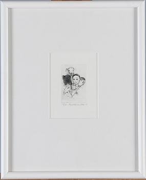 OUTI HEISKANEN, etsning, signerad och daterad -01, numrerad 19/30.