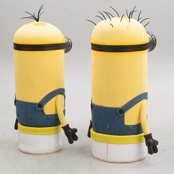 A pair of "Minions" costumes by Custom Characters for Universal Studios.