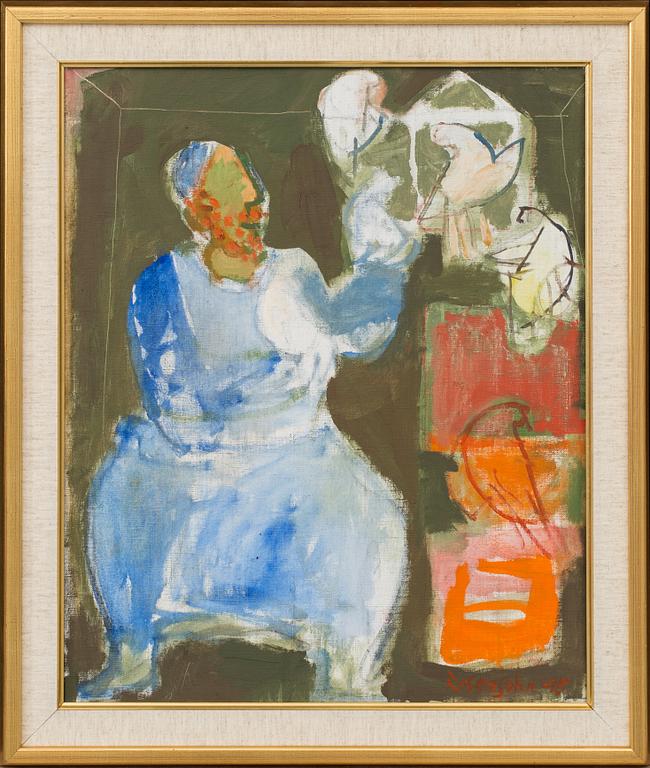 LENNART ROSENSOHN, oil on canvas. Signed and dated -75.