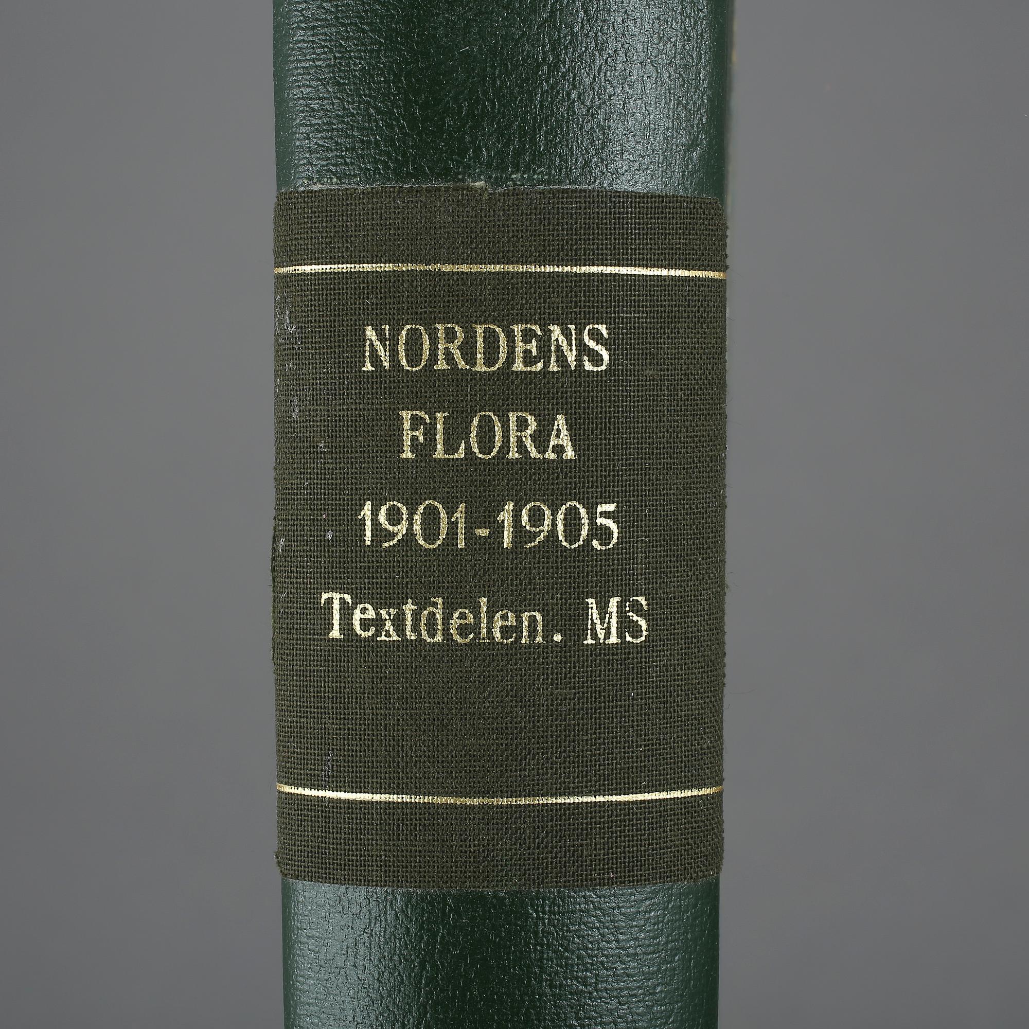 C.A.M. LINDMAN, Bilder ur nordens flora, 2 textdelar, ca 700 bilder i lösblad.