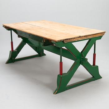 DRAWING-/ARCHITECT TABLE, late 19th century.
