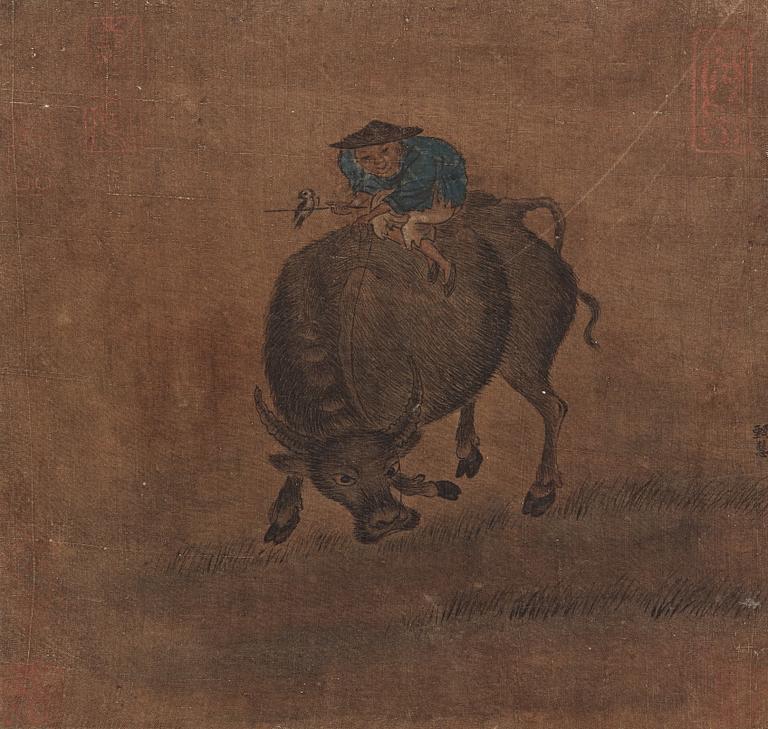 A fine album titled "Bei Song jing hua ce", with six paintings/fragments, presumably Qing dynasty 17/18th Century.