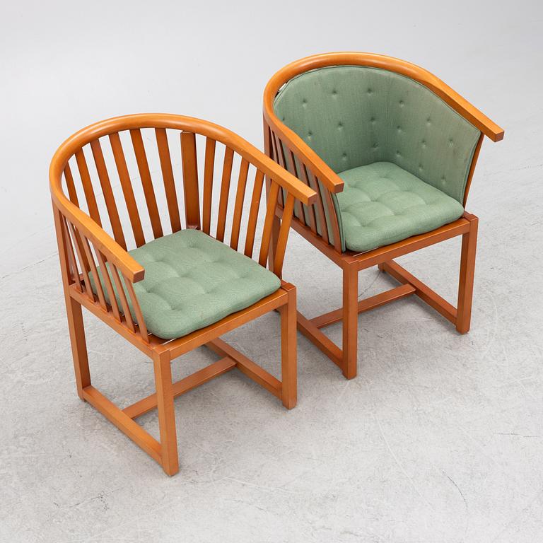 Åke Axelsson, a set of eight 'Vaxholmaren' chairs, Gärsnäs.