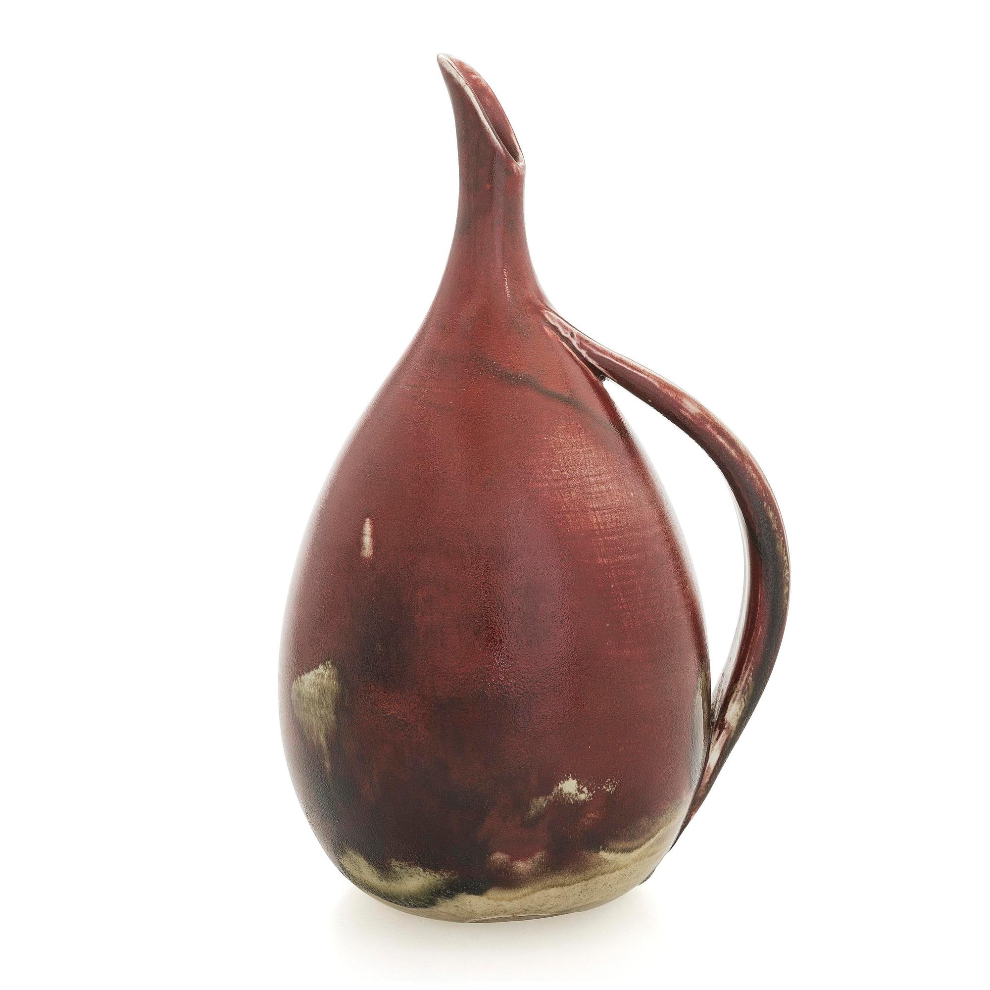 Toini Muona, A ceramic vase, signed TM.