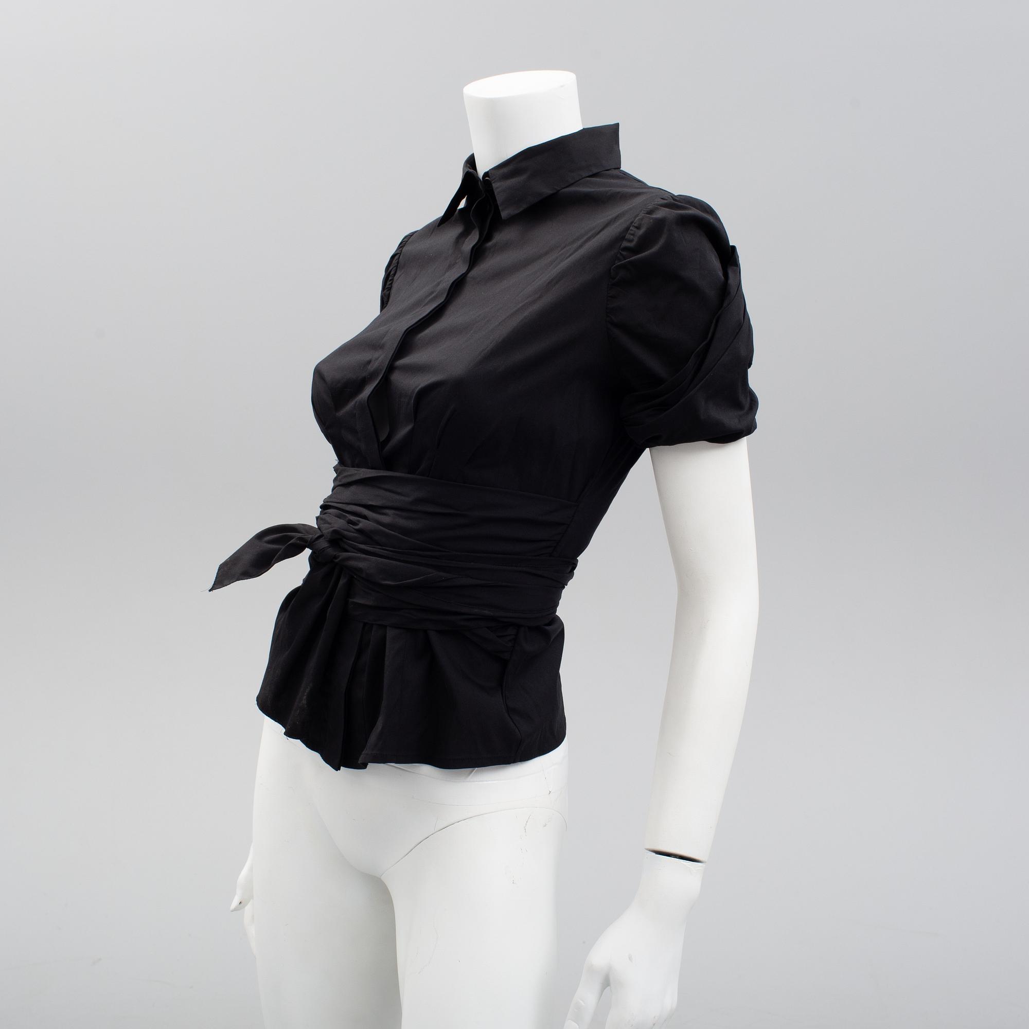 PRADA, a cotton blouse, Italian size 40.