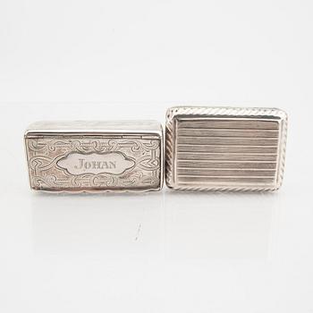 Dosor 4 st silver 1800-tal.