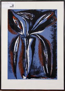 PARTI GRAFIK, 4 st, litografier, bla Ruth Goldmann Grosin, alla med sign.