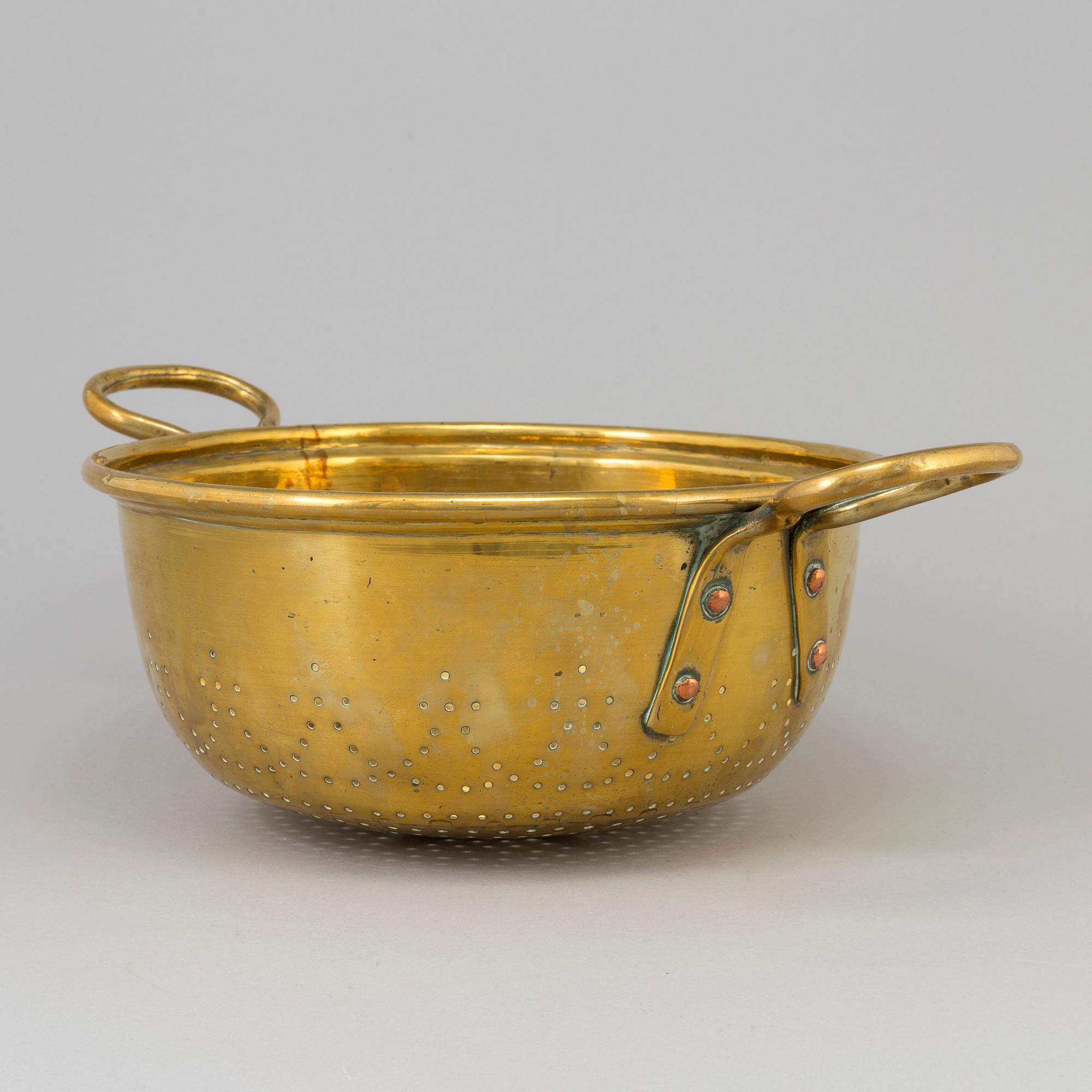 DURKSLAG, mässing, 1700-/1800-tal.