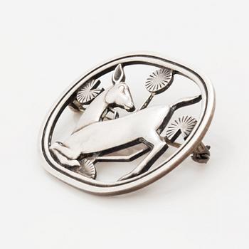 Georg Jensen silver brooch.