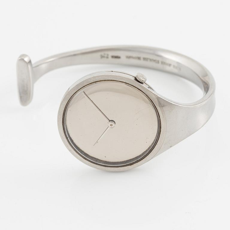 Georg Jensen, "L.U. Chopard & Cie", design Vivianna Torun Bülow-Hübe, wristwatch, 33 mm.
