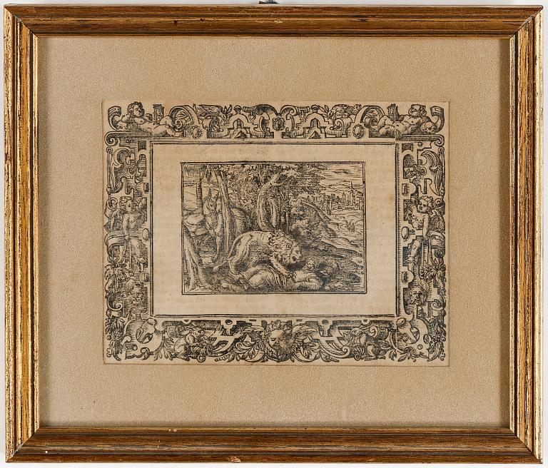 TRÄSNITT, 8 st, 1600-tal.