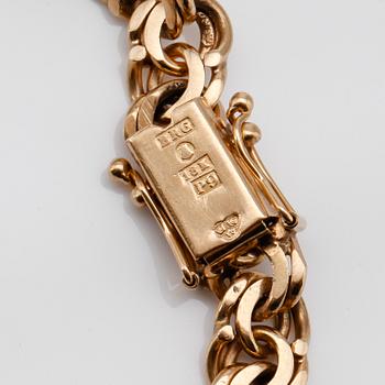 ARMBAND, 18K guld, svenska stämplar, 1965. Vikt ca 22 g.