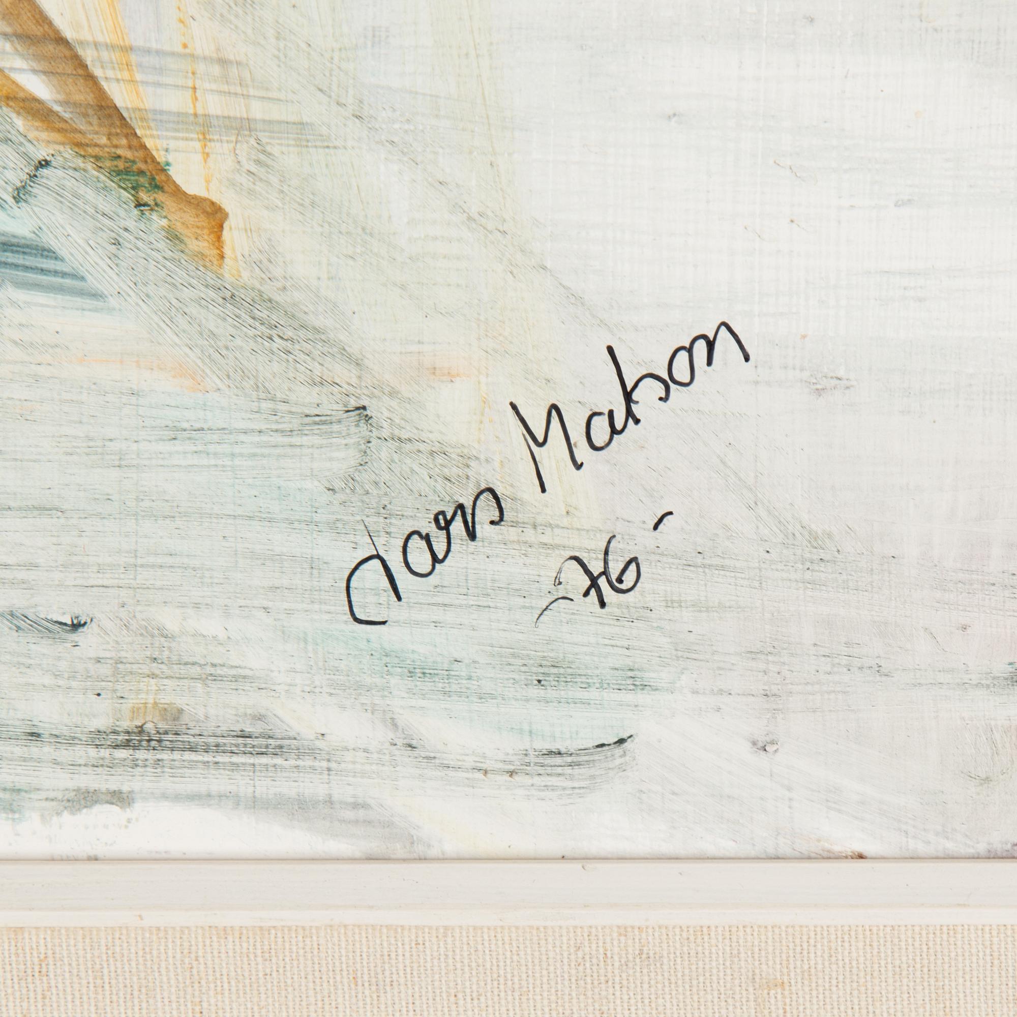 LARS MATSON, oil on panel, signed and dated 76.