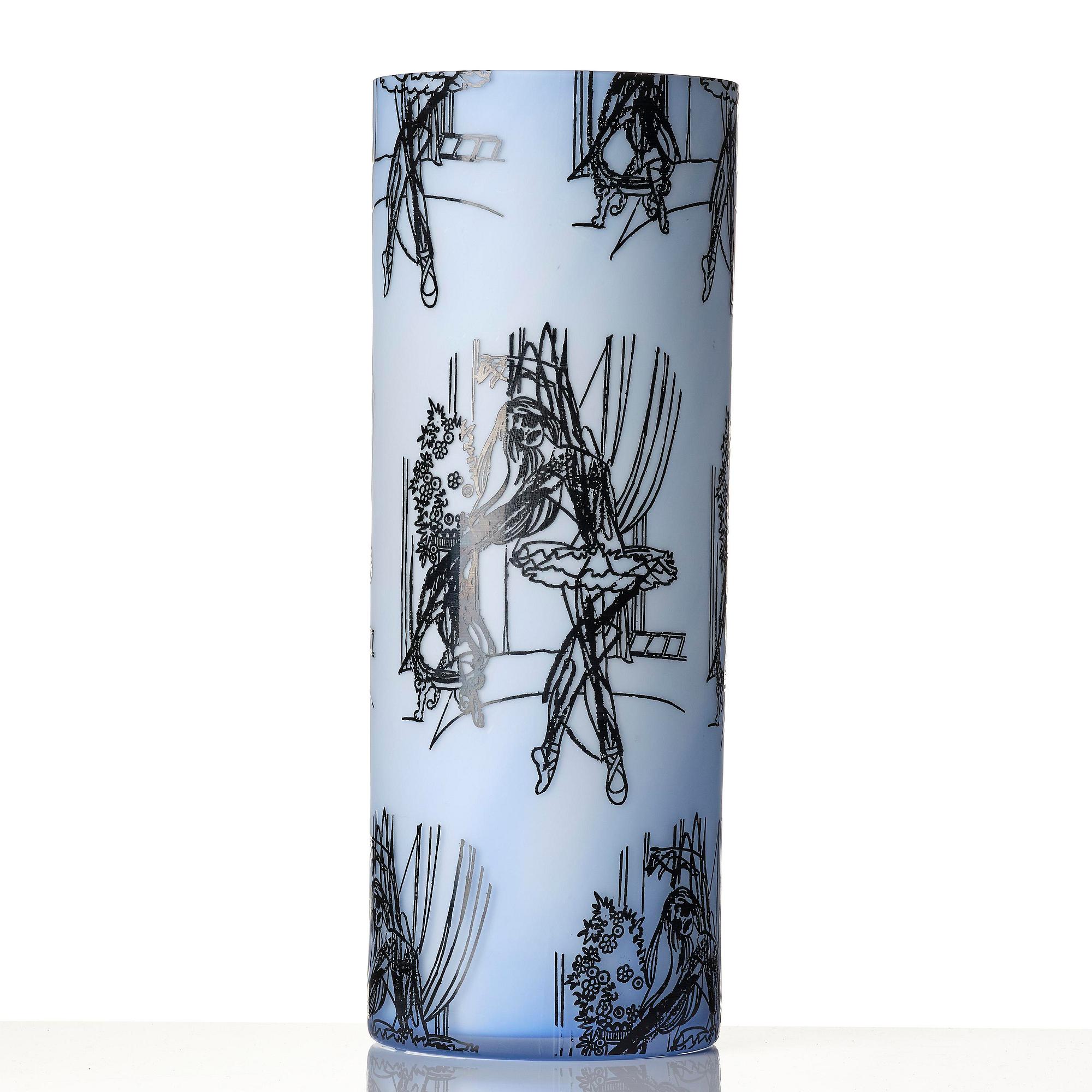 Per B. Sundberg, vas, "Wallpaper", glas, lim. ed. 50, Orrefors Studio, 2003.