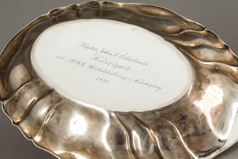 FAT, rokokostil, svenska importstämplar, silver, vikt ca 214 g.