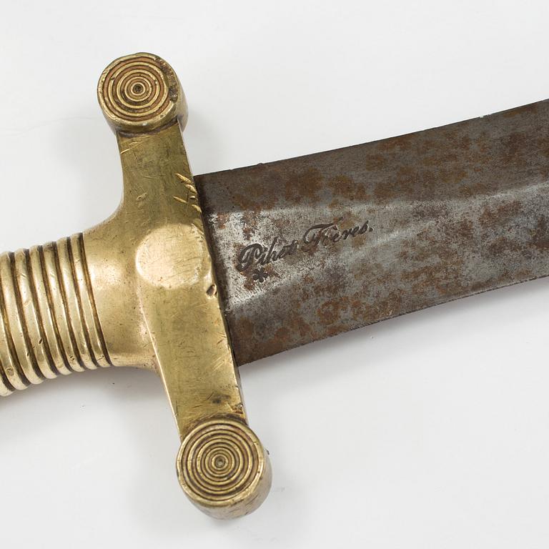 A pair of French military daggers from the first half of the 19th century.