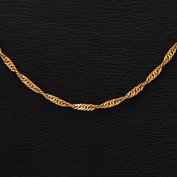 Goldchain 18K, 9,2 g, approx 62 cm.