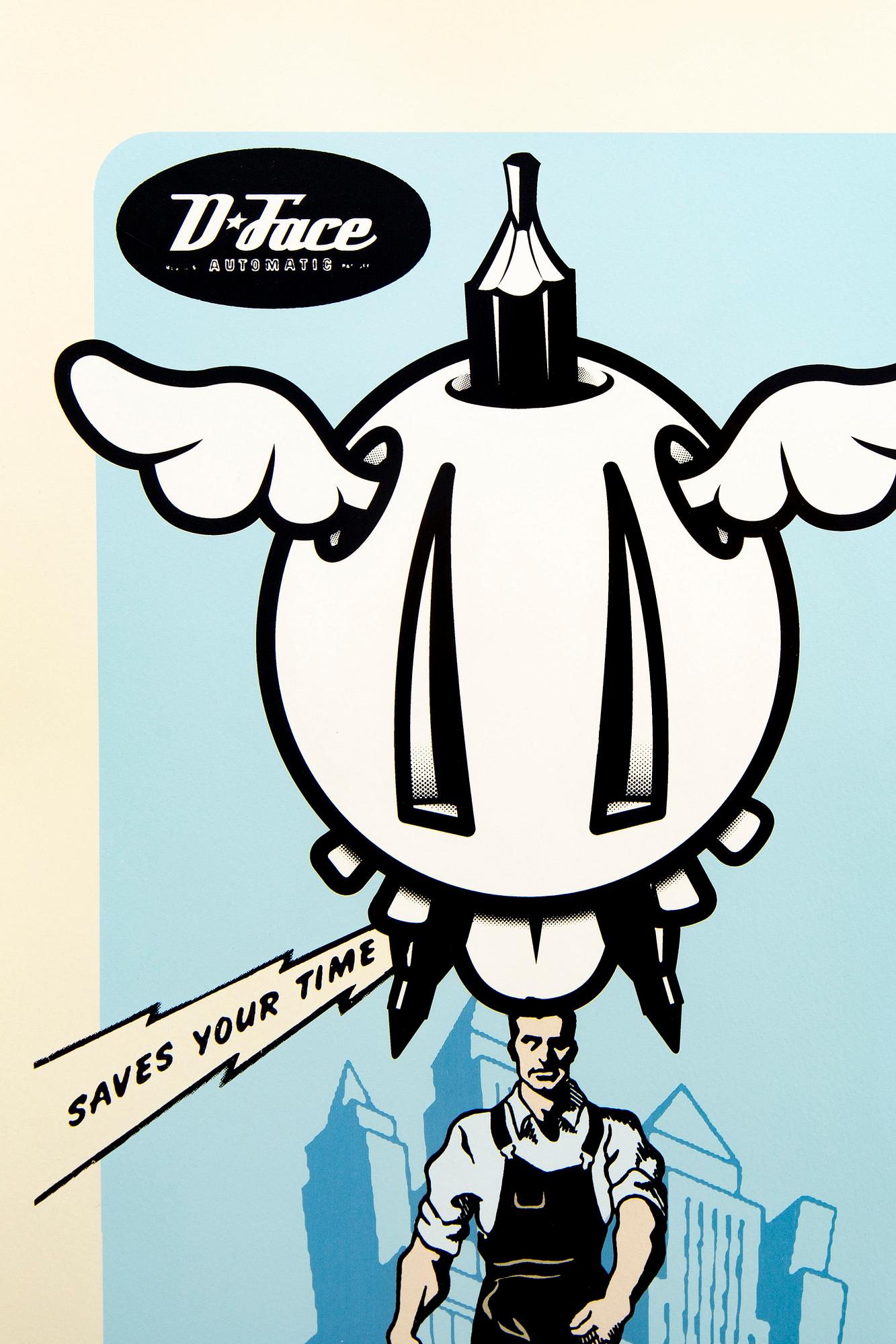 D*Face aka Dean Stockton, a signed and numbered color serigraph.