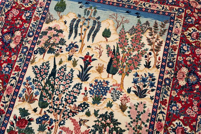 Haj Mirza Aqa Imami, an antique Isfahan rug, Central Persia, c. 217 x 152 cm.