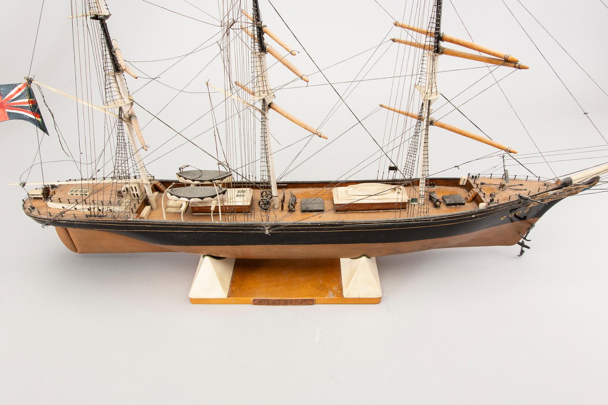 Modellskepp "Cutty Sark" 1957.
