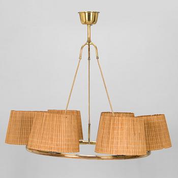 Paavo Tynell, taklampa, modell 6385/6 för Taito. Beställningsarbete 1938.