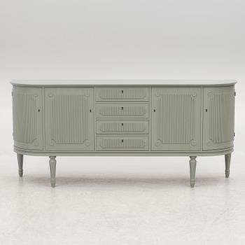 A Gustavian style sideboard, late 20th century.