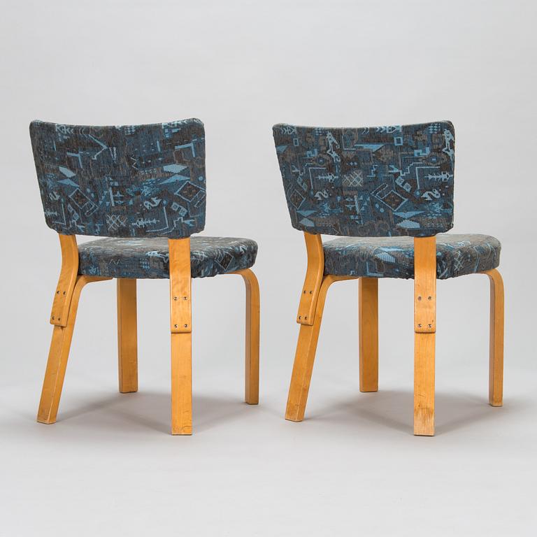 Alvar Aalto, tuolipari, malli 62, O.Y. Huonekalu- ja Rakennustyötehdas A.B. 1900-luvun puoliväli.