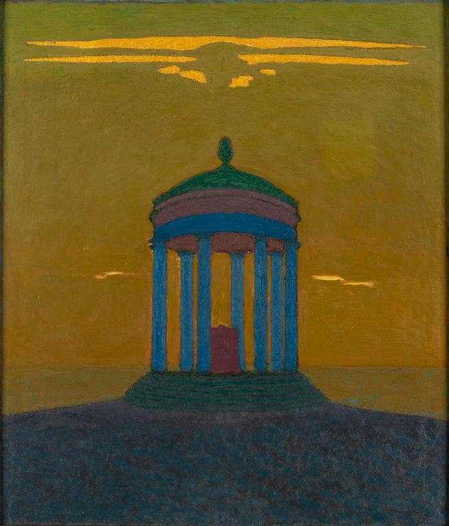 PELLE SWEDLUND, oil on canvas, signed.
