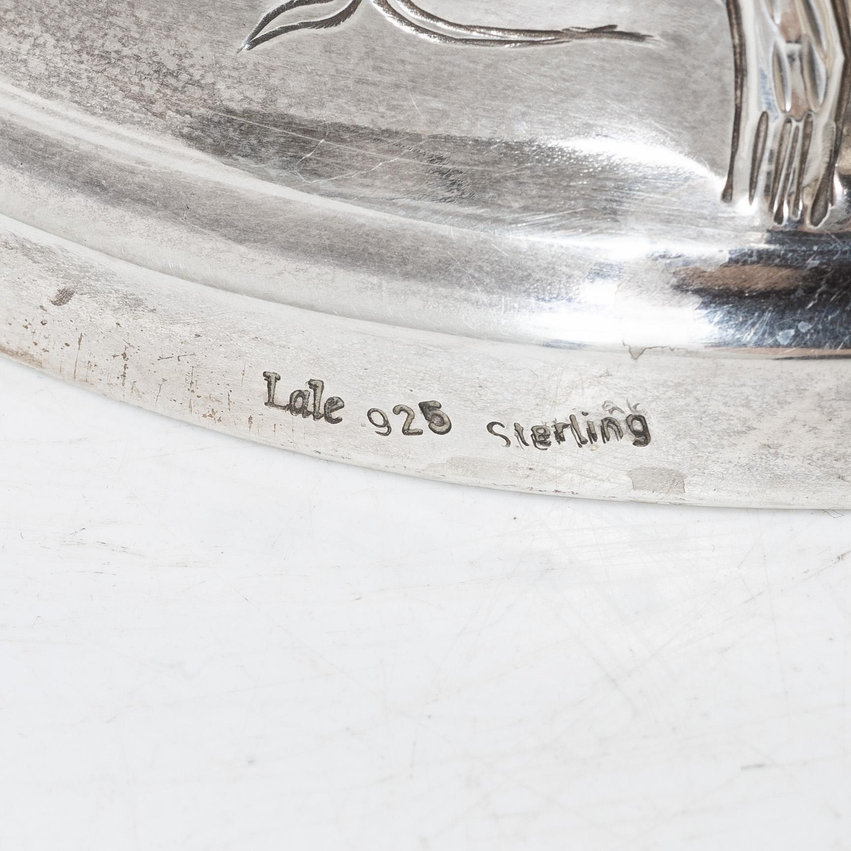 Lale Silverware & Co Ltd, a sterling silver wine cooler/lidded urn, Istanbul, Turkey 20th century.