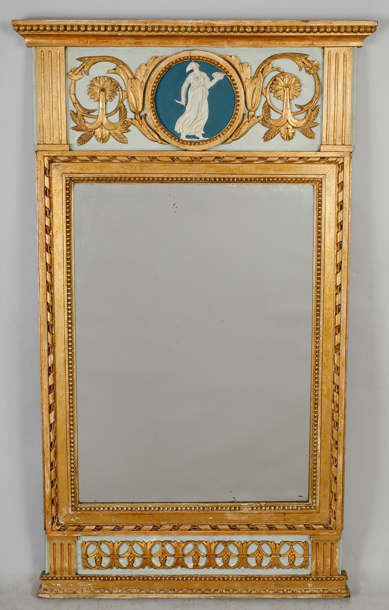 SPEGEL, sengustaviansk, 1700-/1800-tal.