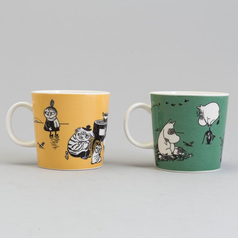 MUMINMUGGAR 2 st, Arabia, "Moomin Characters", 1990-tal.