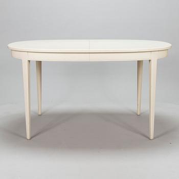 Carl Malmsten, tuoleja, 6 kpl, "Herrgården" sekä ruokapöytä.